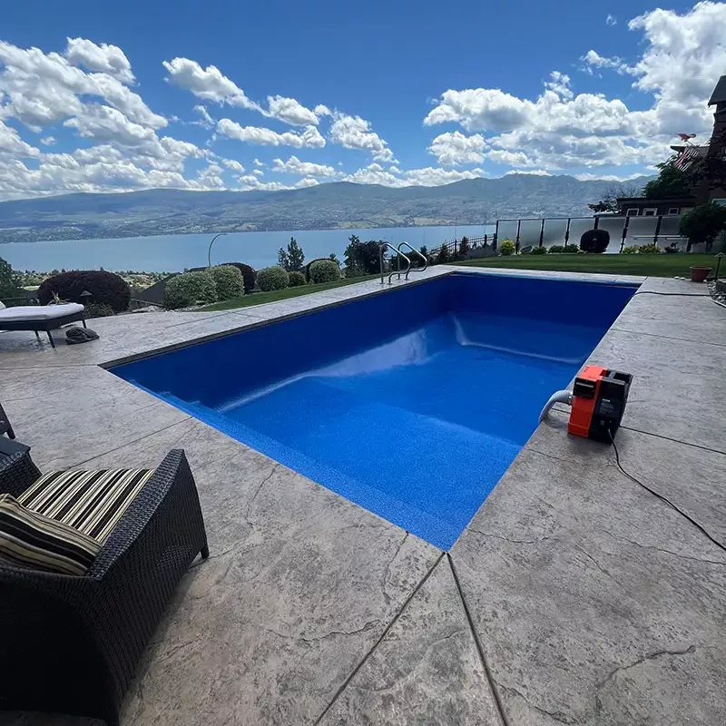 PoolWorx completed liner royal blue PoolWorx completed liner royal blue